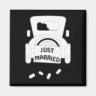 Just Married-car Magnet