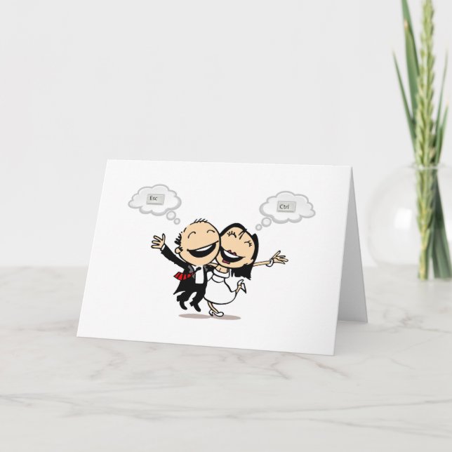 Just married card (Front)