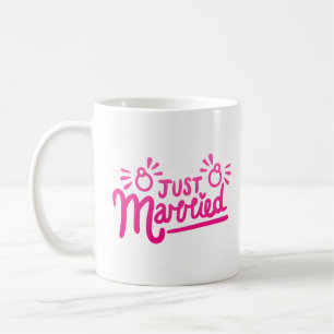 just married coffee mug