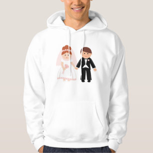 Just Married Couple Mens Hoodie