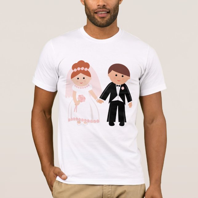 Just Married Couple Mens T-Shirt (Front)