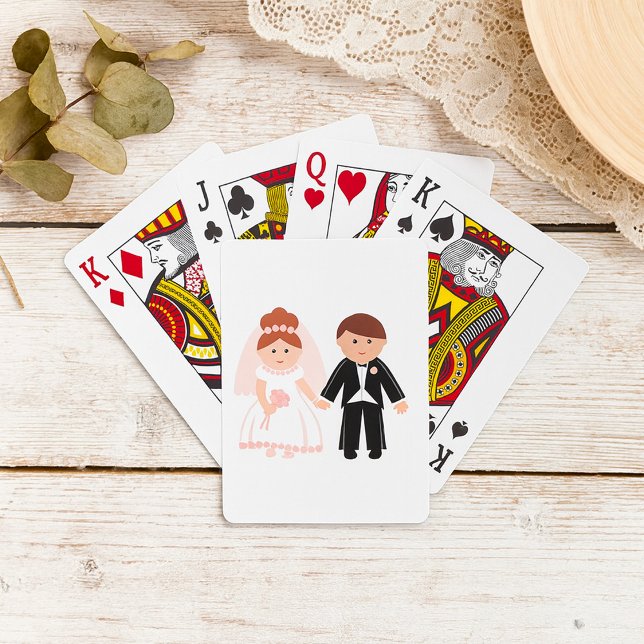 Just Married Couple Playing Cards (Creator Uploaded)