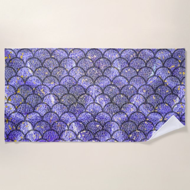Just Married Custom Name Honeymoon Beach Towel (Front)