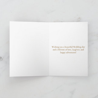 Just Married Dog and Cat Wedding Greeting Card