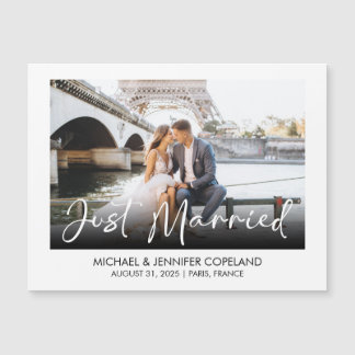 Just Married | Elegant Wedding Photograph