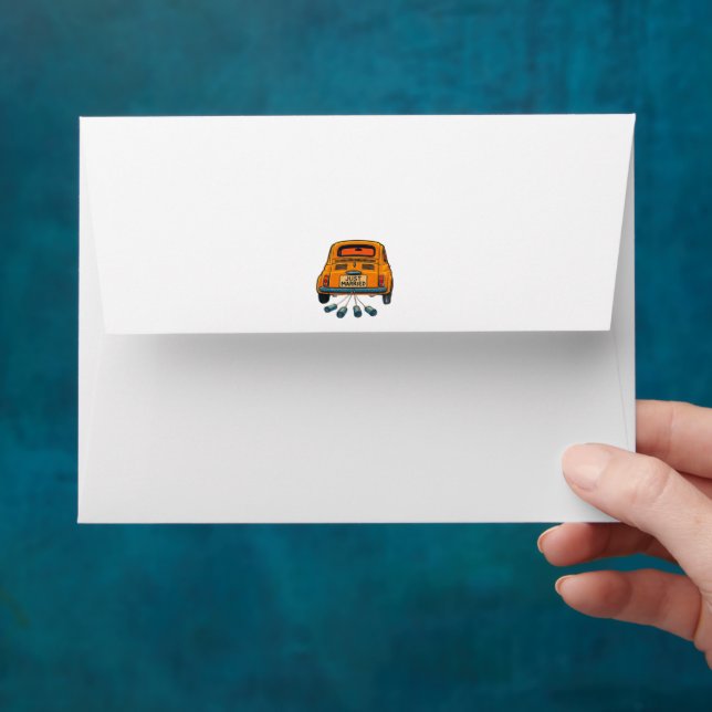 Just Married Envelope.  Envelope (Hand)