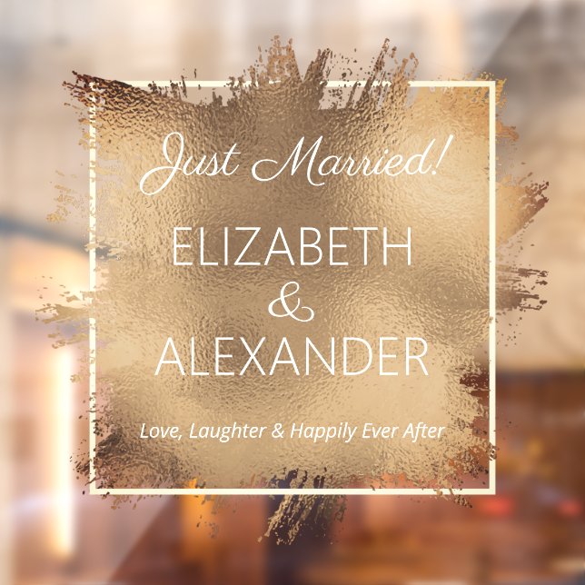 Just Married! Faux Foil (Sheet 2)