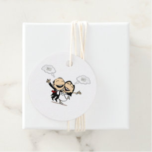Just married favour tags