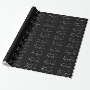Just Married (Finally) Lesbian Pride Wrapping Paper