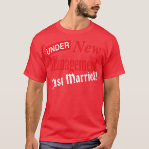Just Married for Groom Bride Wedding Newlyweds Men T-Shirt