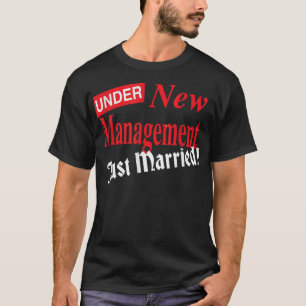 Just Married for Groom Bride Wedding Newlyweds Men T-Shirt