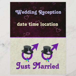 Just Married Formal Gay Male