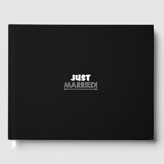 just married guest book (Front)
