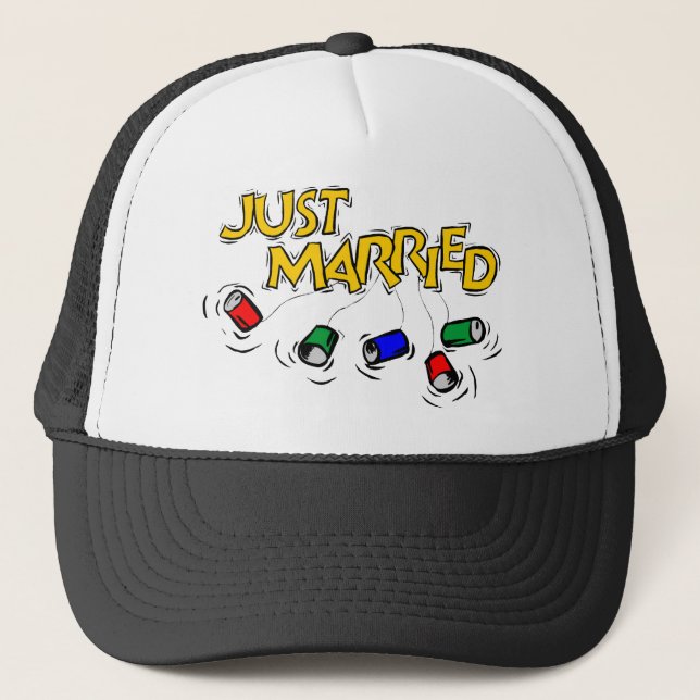 Just Married Hat / Cap (Front)
