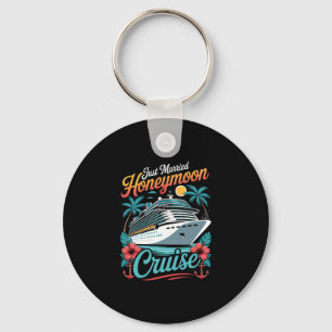 Just Married Honeymoon Matching Cruise Ship Vacati Key Ring