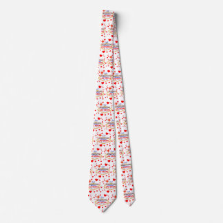 Just Married in Vegas themed tie