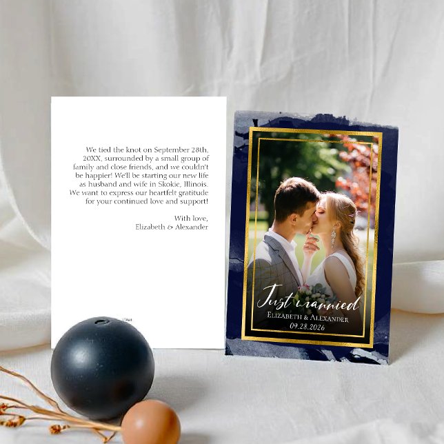 Just married Invitation | Abstract Wedding (Creator Uploaded)