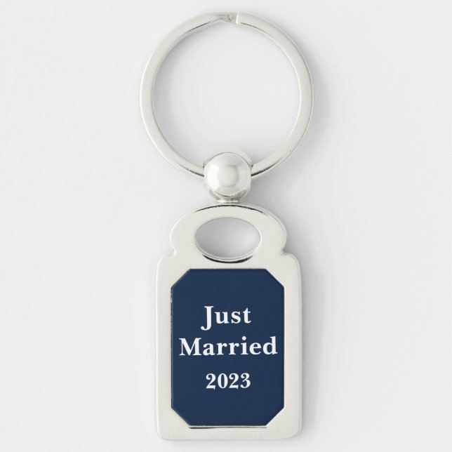 Just Married Key Ring (Front)