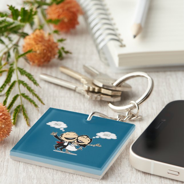 Just married key ring (Front Right)
