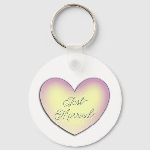 Just Married Key Ring