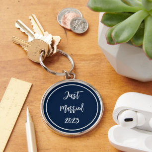 Just Married Keychain