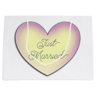Just Married  Large Gift Bag