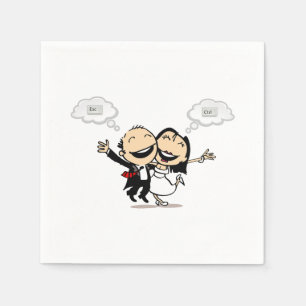 Just married napkin