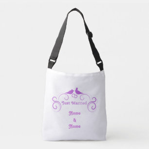 Just Married Newlyweds Thunder_Cove Crossbody Bag