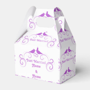 Just Married Newlyweds Thunder_Cove Favour Box