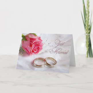 Just Married or Just Eloped Announcement