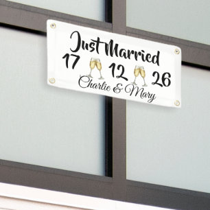 Just Married personalised Banner
