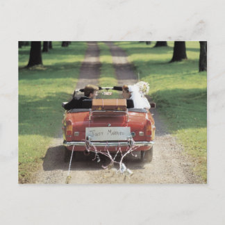 Just Married Postcard