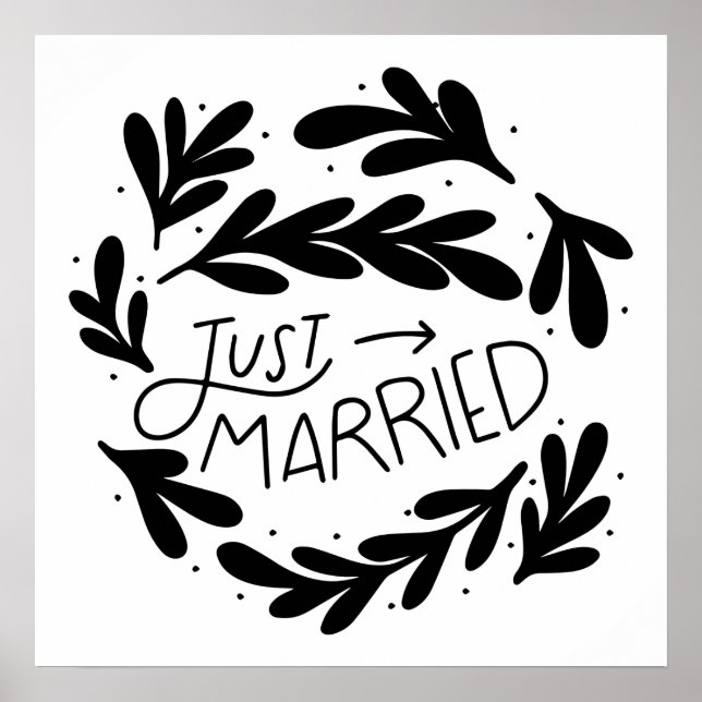 Just Married Poster (Front)