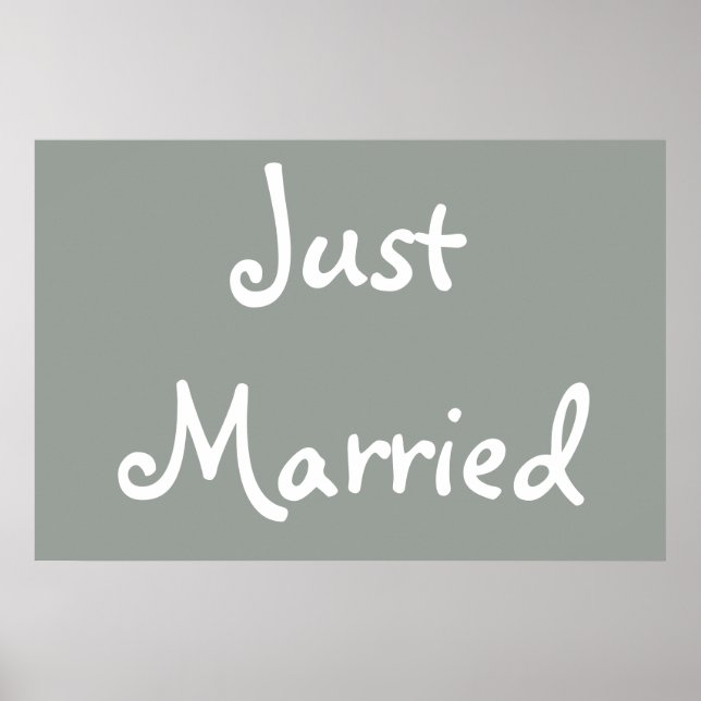 Just Married Poster (Front)
