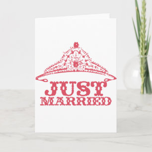 Just Married Princess Bride Tiara Thank You