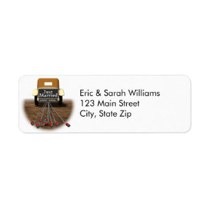 Just Married Return Address Labels