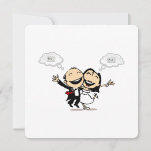 Just married save the date