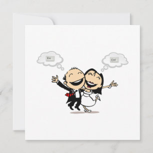 Just married save the date
