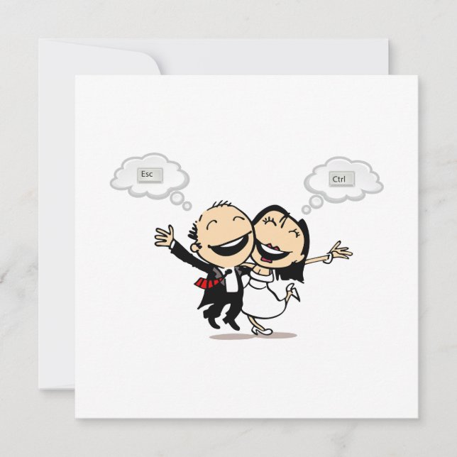 Just married save the date (Front)