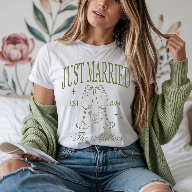 Just Married Shirts, Custom Bride & Groom Shirts (just married shirts, honeymoon shirts, bride and groom shirts, newlywed shirts, custom wedding gift,)