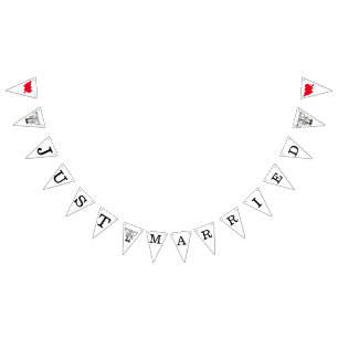 JUST MARRIED sign