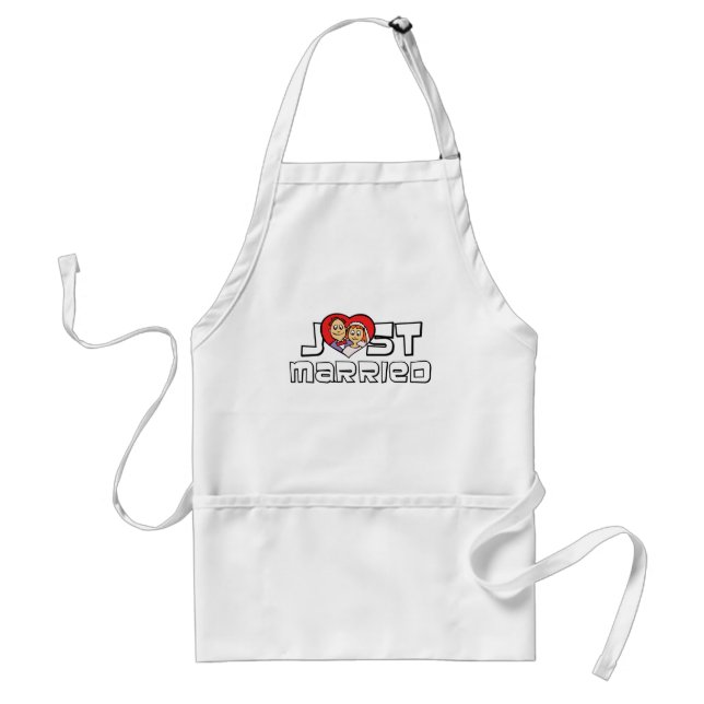 Just Married Standard Apron (Front)