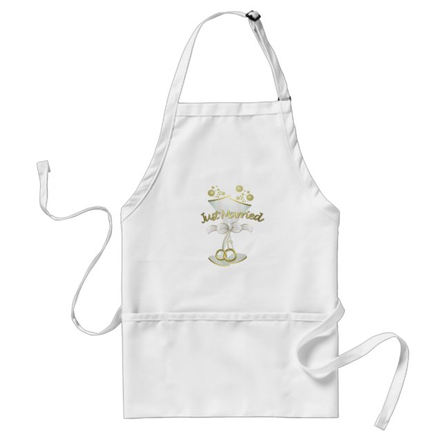 Just Married Standard Apron (Front)