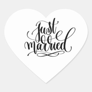 Just Married Sticker