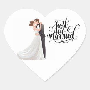 Just Married Sticker