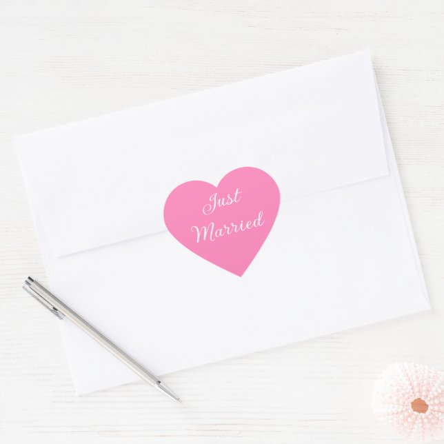 Just Married Stickers (Envelope)