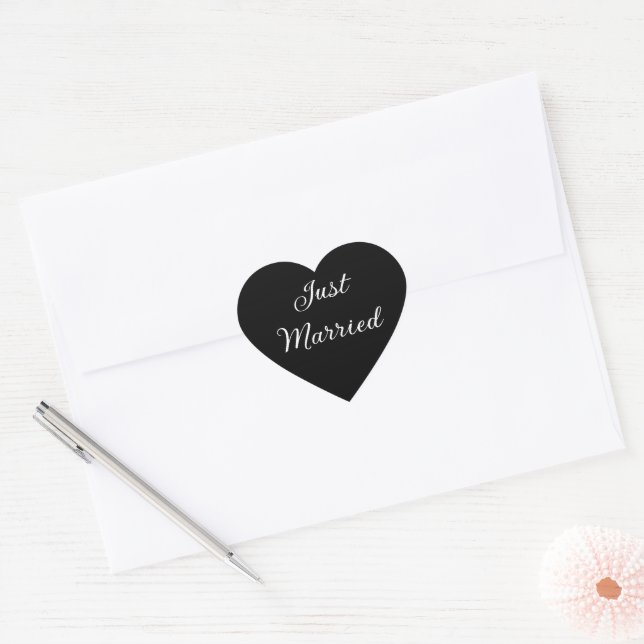 Just Married Stickers (Envelope)
