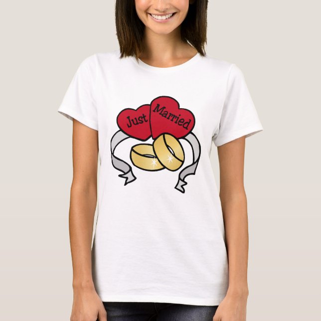 Just Married t-shirt (Front)