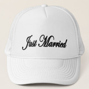 Just Married Trucker Hat