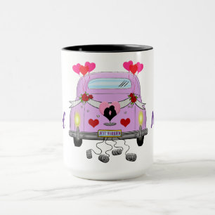 Just Married Two Tone Coffee Mug